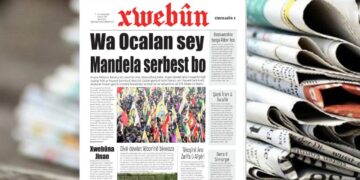 Xwebûn bi manşeta ‘Wa Ocalan sey Mandela serbest bo’ derket 