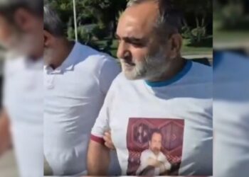 Kesê li pêşiya Meclisê ‘Toros’ şewitand hat girtin