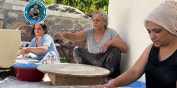 Cinîyê dewa Cafranî seba zimistanî pîya tutmac akenê