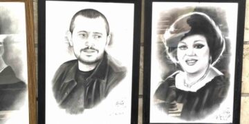 Bi serran o tena verê Lûtkeyê Hewlêrî de nuşteyan resîm keno