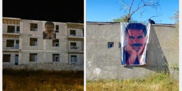 Xeylê taxanê Wan de posterê Ocalanî ameyê aliqnayene