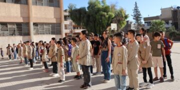 Li Bakur û Rojhilatê Sûriyeyê dibistan vebûn