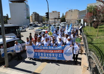 Meşa KESKê gihîşt Semsûrê: Em ê li ber xwe bidin