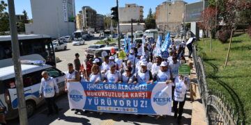 Meşa KESKê gihîşt Semsûrê: Em ê li ber xwe bidin