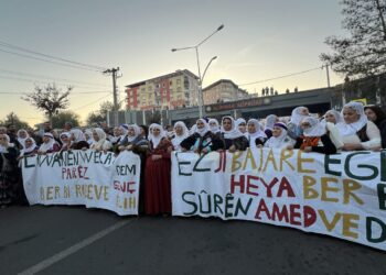 Ciwan ji bo azadiya Abdullah Ocalan li Amedê dimeşin