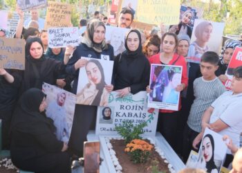 Li Amed û Îzmîrê ji bo Rojîn Kabaîş meşiyan