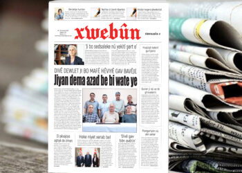 Xwebûn bi manşeta ‘Jiyan dema azad be bi wate ye’ derket