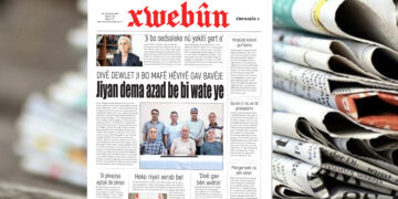 Xwebûn bi manşeta ‘Jiyan dema azad be bi wate ye’ derket