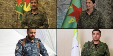 Komîteyêkê ewleyî û leşkerî yê Rojava Şam de yo  