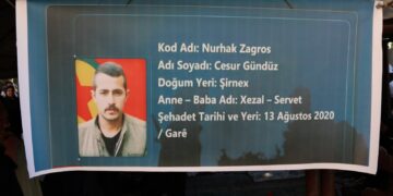 Şîna Endamê HPGê Cesûr Gunduz bi girseyê hat ziyaretkirin