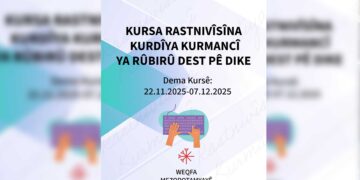 Weqfa Mezopotamyayê kursa rastnivîsîna Kurdî li dar dixe