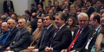 Mazlûm Ebdî û Îlham Ehmed beşdarî foruma li Dihokê bûn