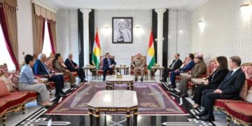 Mazlûm Ebdî û Îlham Ehmed bi Mesûd Barzanî re civiyan