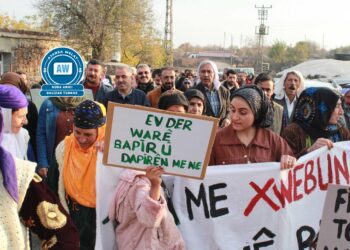 Şêniyên gundê Husika: Em canê xwe didin dareka xwe nadin