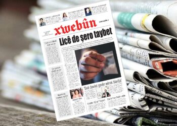 Rojnameya Xwebûnê bi manşeta ‘Licê de şero taybet’ derket