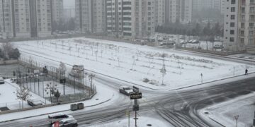 Li Amedê berfa pêşî ya salê dibare