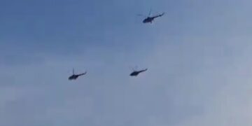 Ji Herêma Rêveberiya Xweser 3 helîkopter çûn Şamê