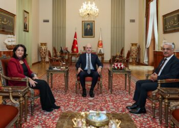 Heyeta Îmraliyê li gel Numan Kurtulmuş civiya