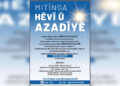 Mitînga ‘Hêvî û Azadiyê’: Axaftvan diyar bûn