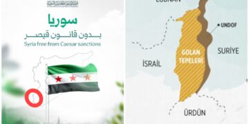 Di nexşeya nû ya Sûriyeyê de Golanî dest ji Golanê berda