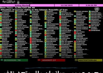 NYyê ji ber îdam û zordestiyê Îran şermezar kir