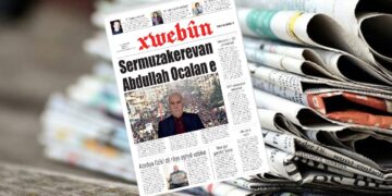 Rojnameya Xwebûnê bi manşeta ‘Sermuzakerevan Abdullah Ocalan e’ derket