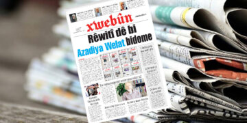 Xwebûn bi manşeta ‘Rêwîtî dê bi Azadiya Welat bidome’ derket