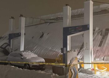 Li Rûbarokê banê benzînxaneyê hilweşiya: 8 kes birîndar bûn