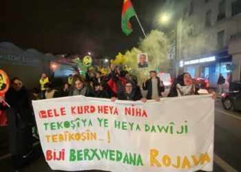 Kurd li çar aliyê cîhanê daketin qadan û ji bo Rojava nobet girtin