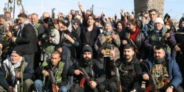 Gelê Hesekê ji bo parastinê ketine dora çekan 