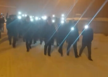 Li bajarokê Leterê dirûşma ‘Bijî berxwedana HSDê’ olan da