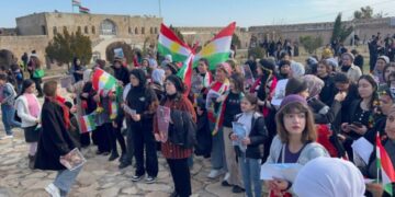 Ji bo piştgiriya Rojava bazinên kesk û sor