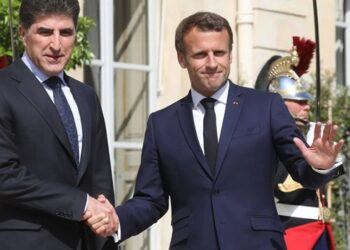 Macron û Barzanî banga rawestandina rageşiya Sûriyeyê kirin