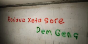 Ciwanên Turgutluyê piştgirî dane Rojava