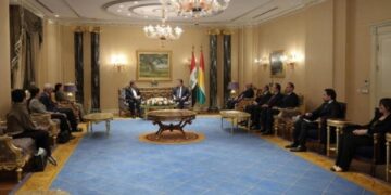 Heyeta Rêveberiya Xweser bi Nêçîrvan Barzanî re civiya