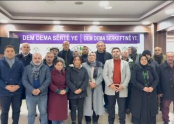Rêveberên DEM Partî û DBPê yên Sêrtê banga tevlibûna mitîngê kirin
