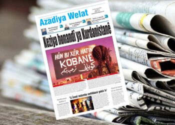 Azadiya Welat bi manşeta ‘Keziya honandî ya Kurdistanê’ derket