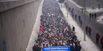 Şarê Amedî seba Şêxmeqsût û Eşrefîye meşo gird kerd