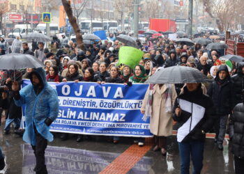 Li Êlihê daxuyanî û meş: Em ê destkeftiyên Rojava biparêzin