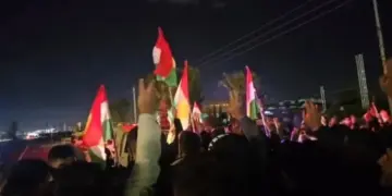 Hewlêr de vernîya awanîya Konsolosîya Amerîka de seba Rojava çalakî ameye kerdene