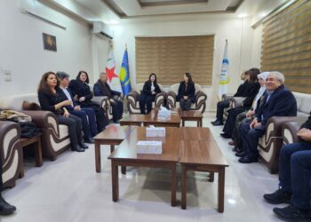 Heyeta saziyên Bakurê Kurdistanê serdana PYDê kir