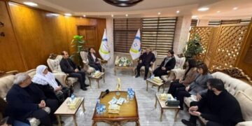 Heyetê DEM Partî û DBP’yî Rojava de yo