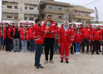 Heyva Sor a Kurd ber bi Helebê ve bi rê ket