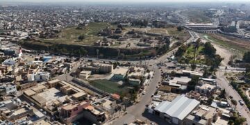 Xelkê Kerkûkê berê xwe da Rojava