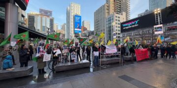 Êrişên Helebê li Kanadayê hatin protestokirin