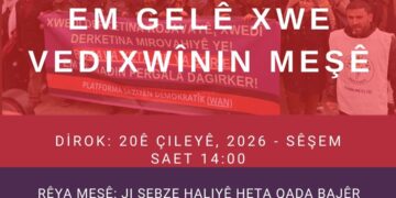 Bakur dê sibê li gelek navendan ji bo Rojava bimeşe