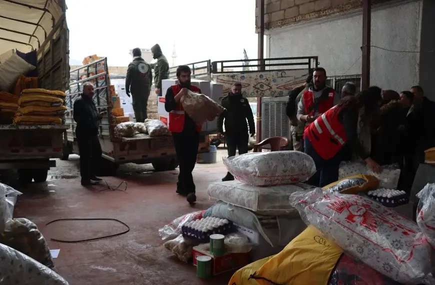 Zêdetirî 500 kamyon alîkarî gihîşt herêma Cizîrê