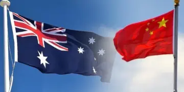 Li Tengava Tayvenê rageşiya Çîn û Avûstralyayê