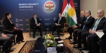 Mazlûm Ebdî û Nêçîrvan Barzanî li Munîhê civiyan