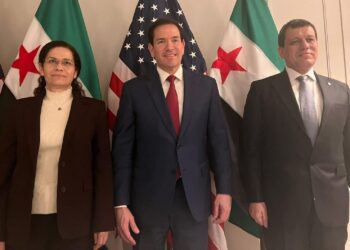 Mazlûm Ebdî û Îlham Ehmed bi Wezîrê Amerîkayê Marco Rubio re civiyan